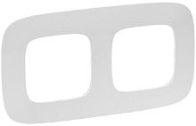 Рамка универсальная Legrand Valena Allure 2-м. жемчуг картинка